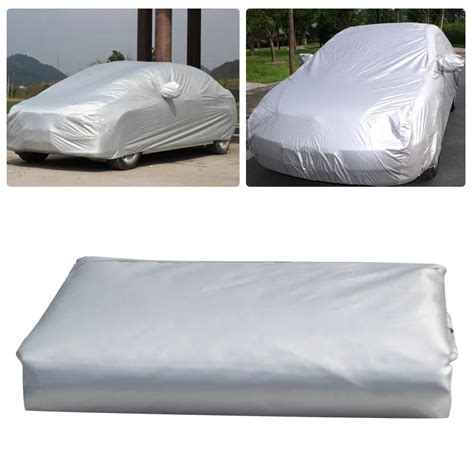 Universal Anti UV Full Car Covers Indoor outdoor sun Heat Snow Dust ...