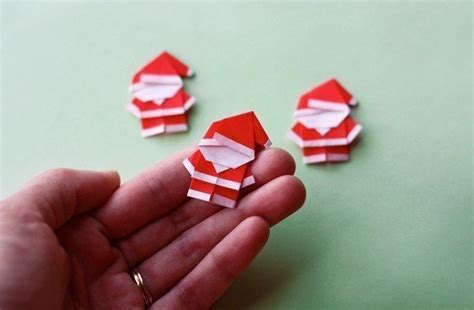 Creative Ideas - DIY Cute Origami Santa