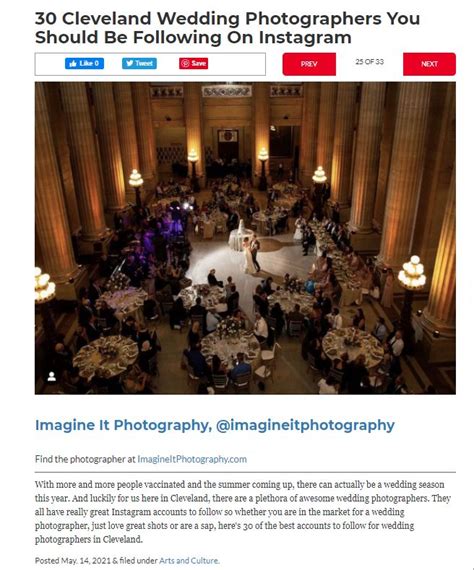 CLEVELAND SCENE MAGAZINE’S 30 Cleveland Wedding Photographers To Follow ...