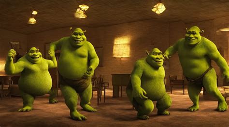 Shrek tearing up a hotel room, octane render, epic | Stable Diffusion | OpenArt