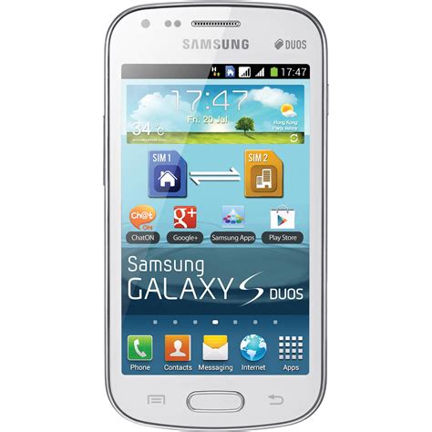 Samsung Galaxy S Duos GT-S7562L 4GB Smartphone White,