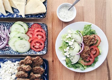 Gyro Salad with Tzatziki Dressing Recipe | Somewhat Simple