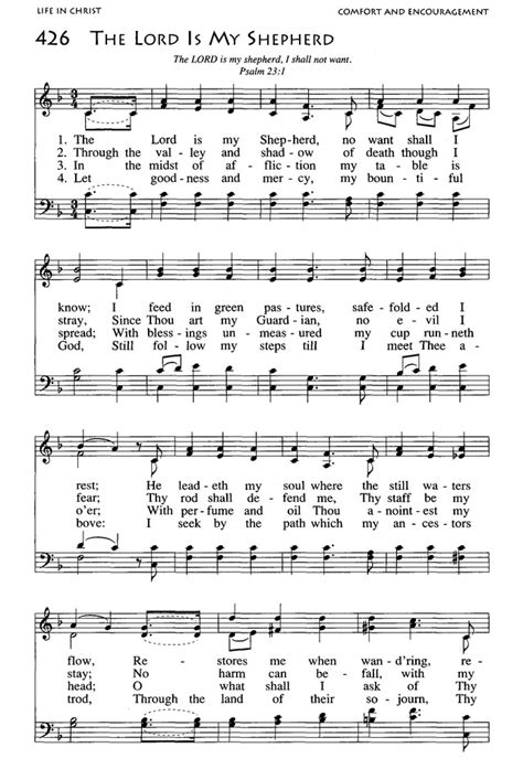 The Lord is my Shepherd | Hymnary.org