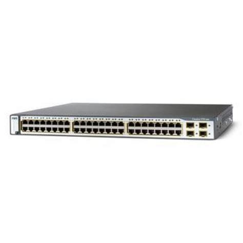 Cisco WS-C3750-48TS-E Catalyst 3750 48-Port 10/100 4 SPF Enhanced ...