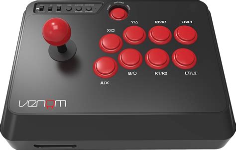 Venom Multi Format 8-Button Arcade Fight Stick (PS4 / Xbox One / PC ...