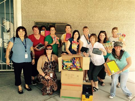 Carrington College Las Vegas Campus Helps Charlotte Hill Elementary School Students Stock up for ...