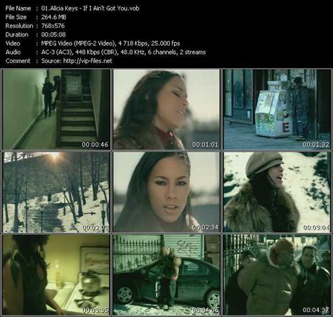 Alicia Keys «If I Ain't Got You» VOB File