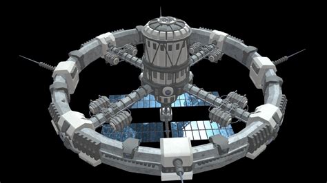 Sci-Fi Space Station - 3D model by Duster (@duster3d) [46cb9eb] - Sketchfab