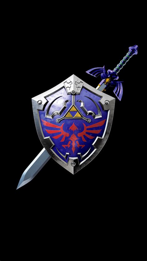 The Legend Of Zelda Sword & Shield [1719X3056] : r/Amoledbackgrounds