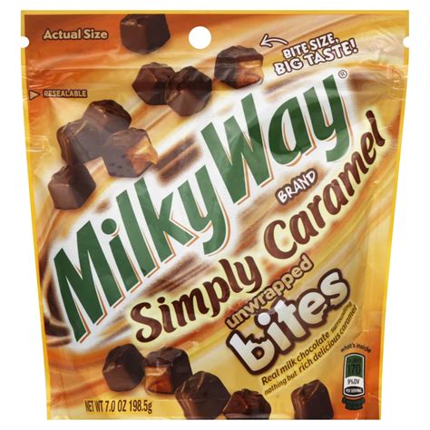 Milky Way Simply Caramel Unwrapped Bites Candy - Shop Candy at H-E-B