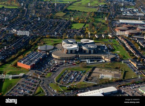 Aerial view of Queens Hospital Oldchurch Romford Essex Stock Photo - Alamy