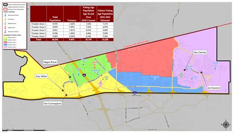 Dublin Unified School District Releases Map Options for New Trustee ...