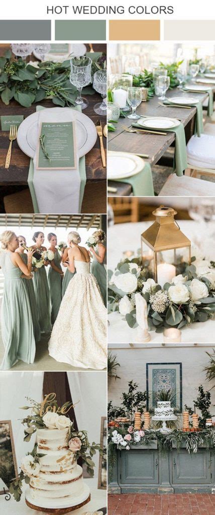 💚 ⭐Top 30 Sage Green and Gold Wedding Color Ideas 2023