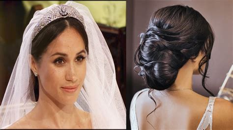 How to repeat Meghan Markle bridal updo for Royal Wedding - YouTube