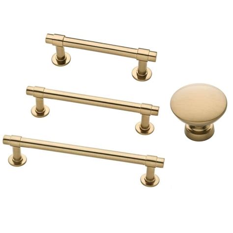 Champagne Bronze"Farmhouse" Knob and Drawer Pulls - Cabinet Knobs & Pulls