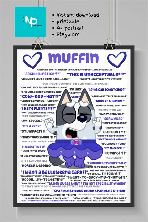 want all of Muffin's best quotes in one place and on display, will look ...