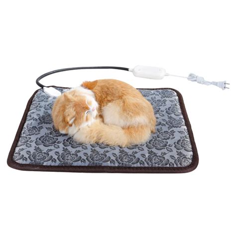 110V Pet Dog Cat Waterproof Electric Heating Pad Body Winter Warmer Mat ...