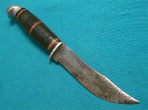 ANTIQUE WESTERN STATES COAST HUNTER SKINNER BOWIE KNIFE -- Antique ...
