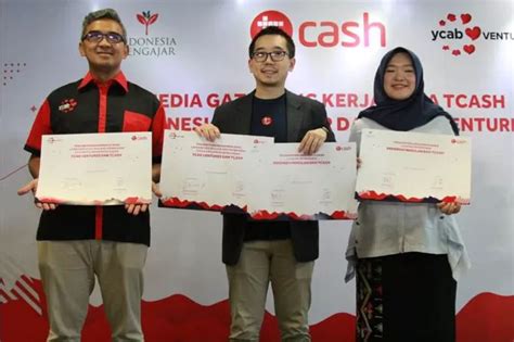 TCash Jalin Kerja Sama dengan YCAB Ventures dan Indonesia Mengajar - Jawa Pos