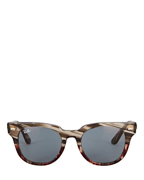 Ray-Ban Striped Square Sunglasses | INTERMIX®