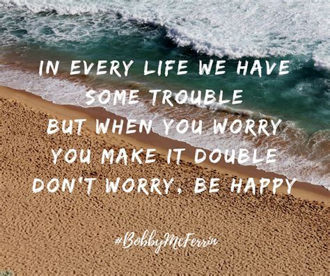 Don't worry, Be happy Designed by Kelli Greb on Canva | Happy song lyrics, Song lyric quotes ...