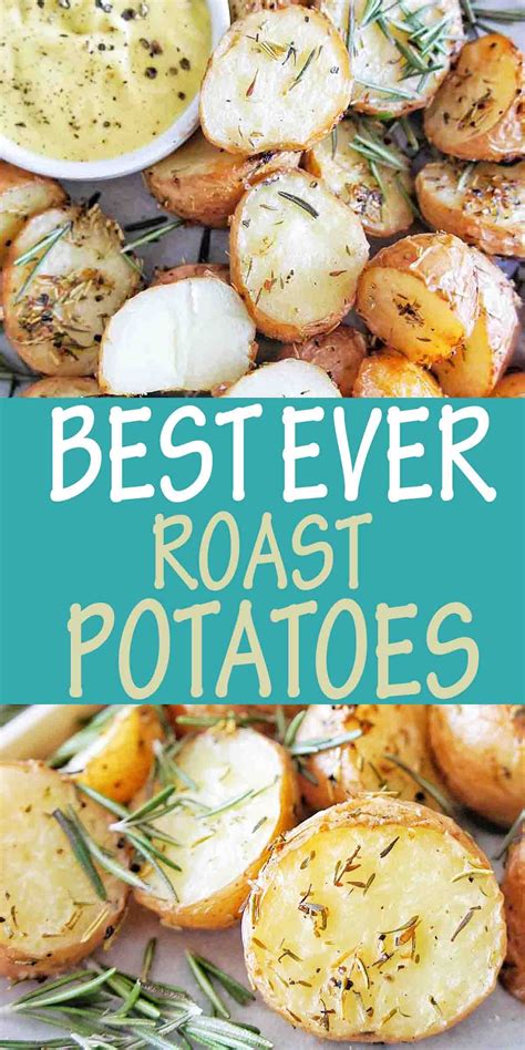 Best Ever Roast Potatoes | Herb roasted potatoes, Side dish recipes ...