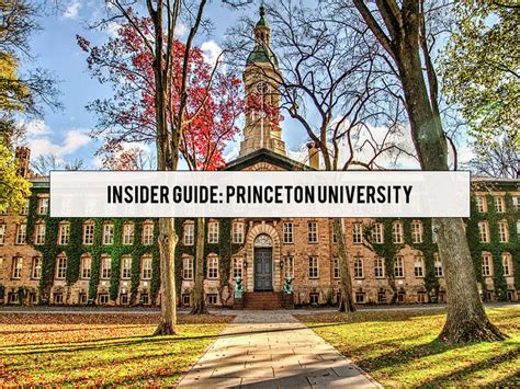 Princeton University Insiders Guide | Events & Activities