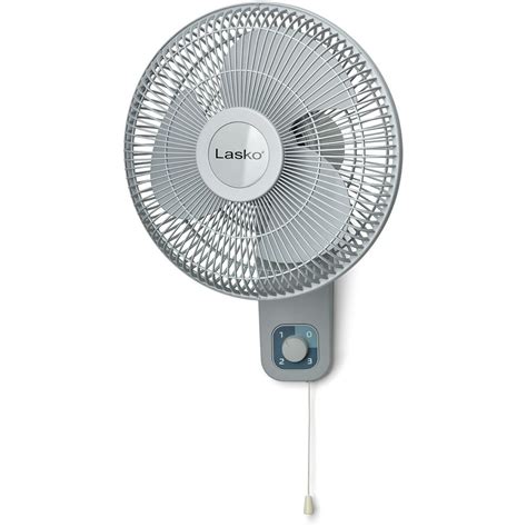 Lasko 12" Oscillating Wall-Mount Fan with Anti-Rust Grills - Walmart.com - Walmart.com