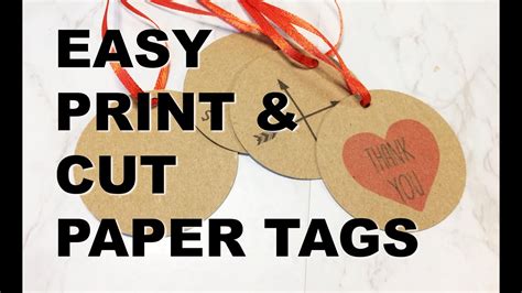 How To Print And Cut Gift Tags On Cricut Maker - Printable Online