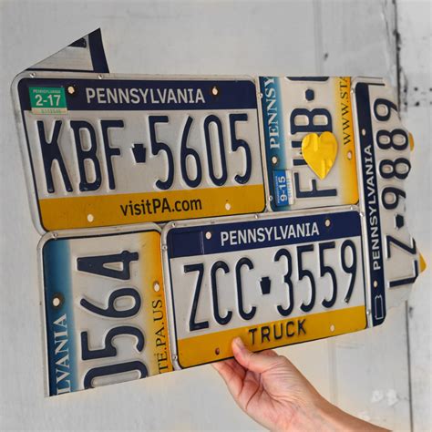 License Plate State Art – Dennehey Design Co.