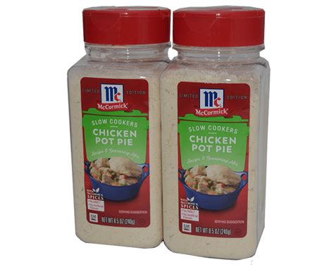 McCormick Slow Cookers Chicken Pot Pie Seasoning 2 x 8.5oz 240g $19 ...