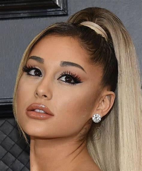 Ariana Grande makeup look for Grammys 2020 Ariana Grande Eyebrows ...