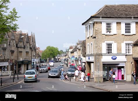 The High Street Witney Oxfordshire Stock Photo - Alamy