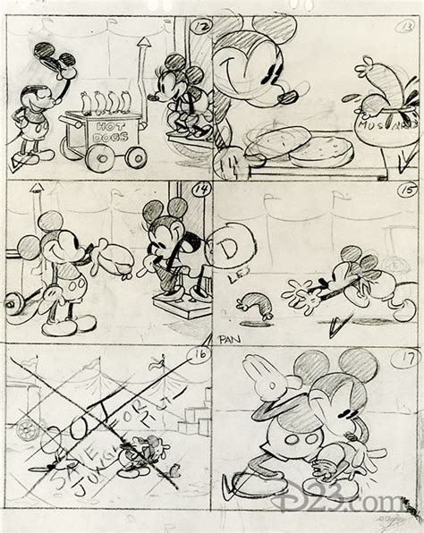 Walt Disney Reminisces About Early Mickey Mouse Artwork | Disney concept art, Mickey mouse ...