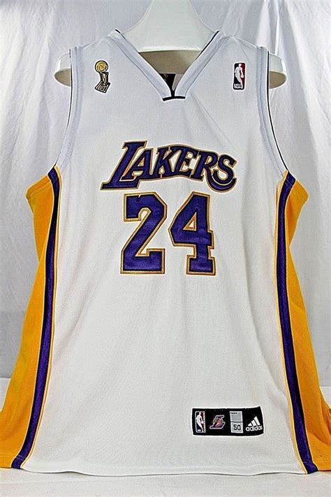 Lakers Jersey 24 White - Los Angeles Lakers kobe bryant #24 white ...