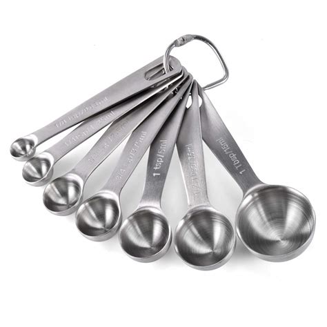 Buy Measuring Spoons: U-Taste 18/8 Stainless Steel Set of 7 Piece: 1/8 ...