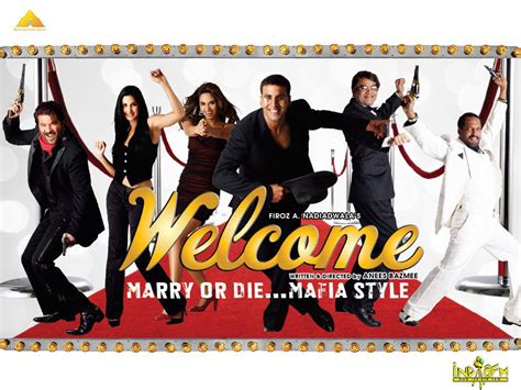 Akshay Kumar,katrina Kaif,anil Kapoor,nana Patekar,mallika - Welcome Movie Poster Hd - 1024x768 ...