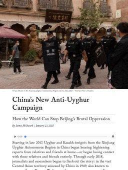 China’s New Anti-Uyghur Campaign : r/Uyghur