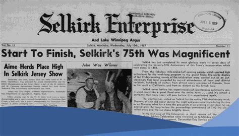 The History of Selkirk Newspapers - Selkirk Museum