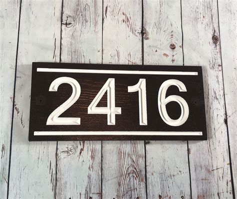 Address Sign Address Sign for House Address Sign Outdoor | Etsy