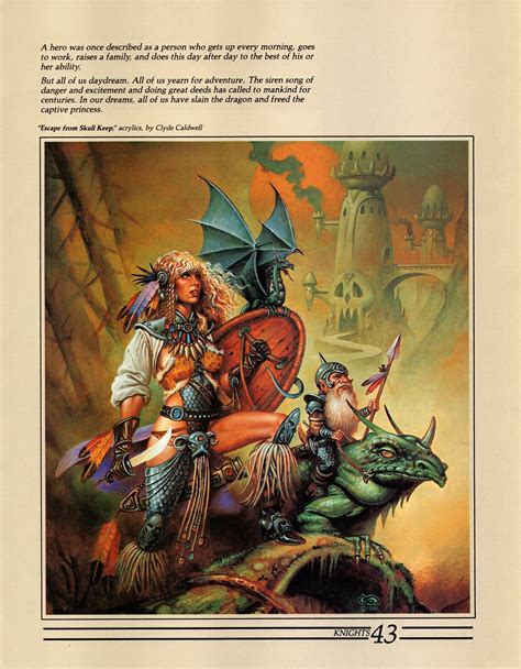 The Art of the Dungeons & Dragons Fantasy Game (TSR, 1985) (Part Two ...