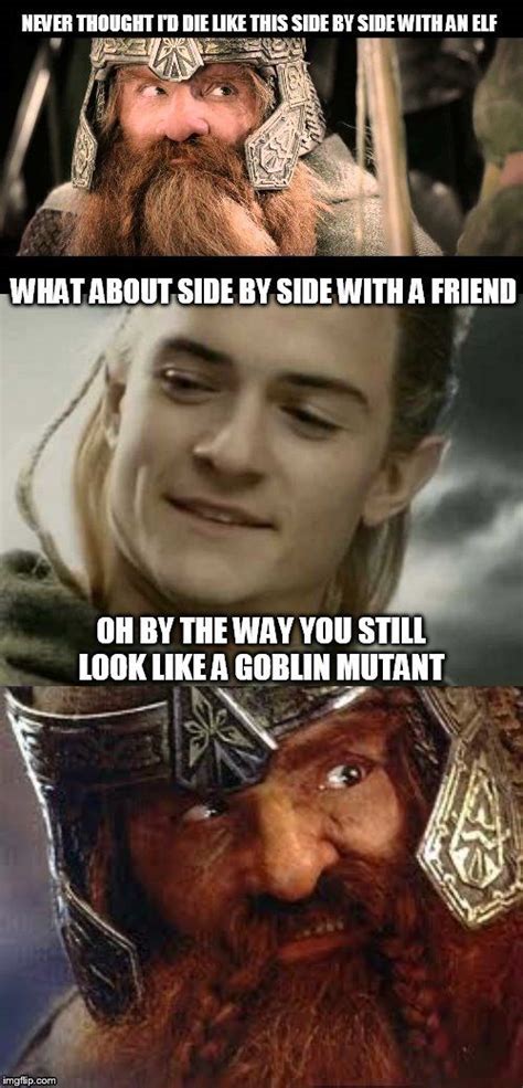 Related image | Hobbit memes, Legolas and gimli, The hobbit