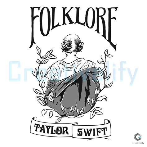 Folklore Taylor Swift SVG The Eras Tour Design File - CreativeLify