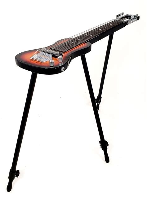 SX Lap 8 Ash 3TS Sunburst 8 String Lap Steel Guitar w/Stand and Bag ...