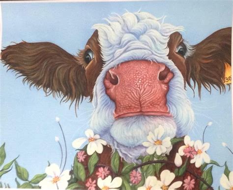 Hereford Cow Print Painting Gift Art Picture - Etsy