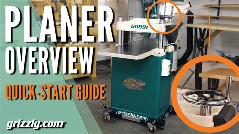 How To Choose and Use Your Planer | Grizzly Industrial - YouTube