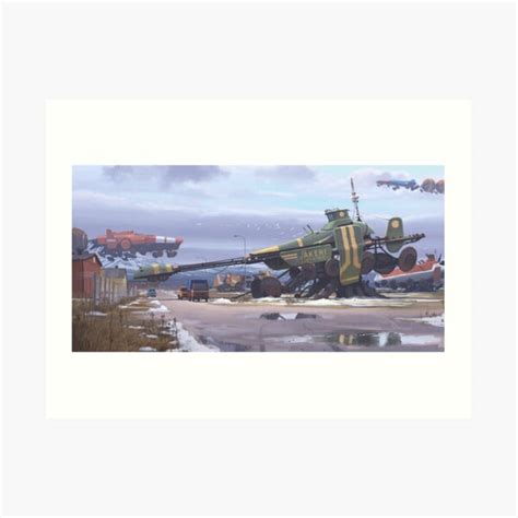 "Shipyard" Art Print for Sale by simonstalenhag | Redbubble