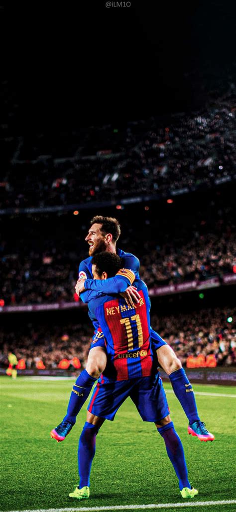 Download Barcelona's Deadly Duo - Messi and Neymar Wallpaper ...