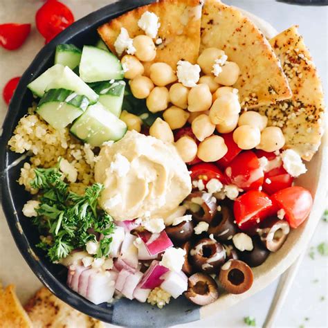 Best Mediterranean Bowl - The Healthy Maven