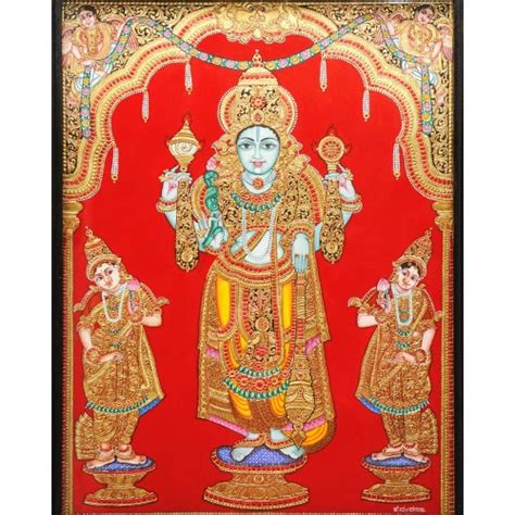 Buy Auspicious Deities Mysore Paintings Handmade and Traditional from ...